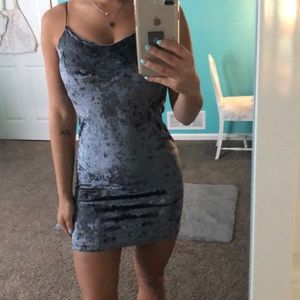 Women’s Velvet spaghetti strap dress